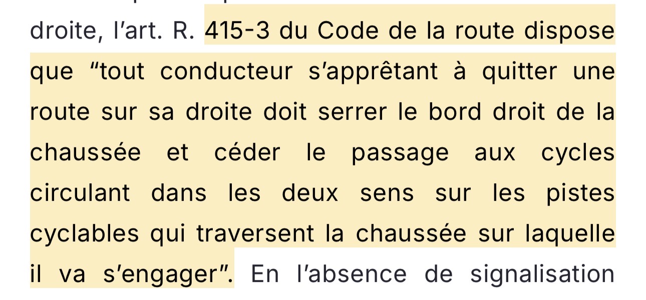 Bandes cyclables 
